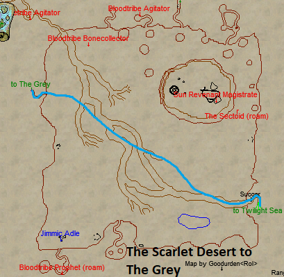 Scarlet Desert to The Grey